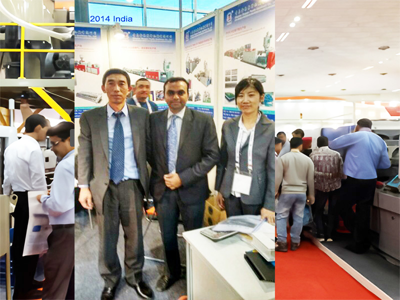 2014印度新德里國際橡塑工業(yè)展青島鑫泉塑料機械塑料機械有限公司亮相