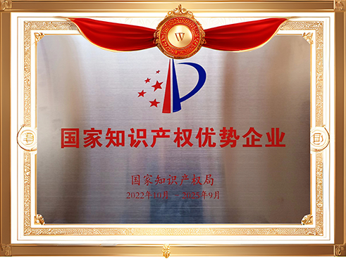 國家知識產(chǎn)權優(yōu)勢企業(yè)