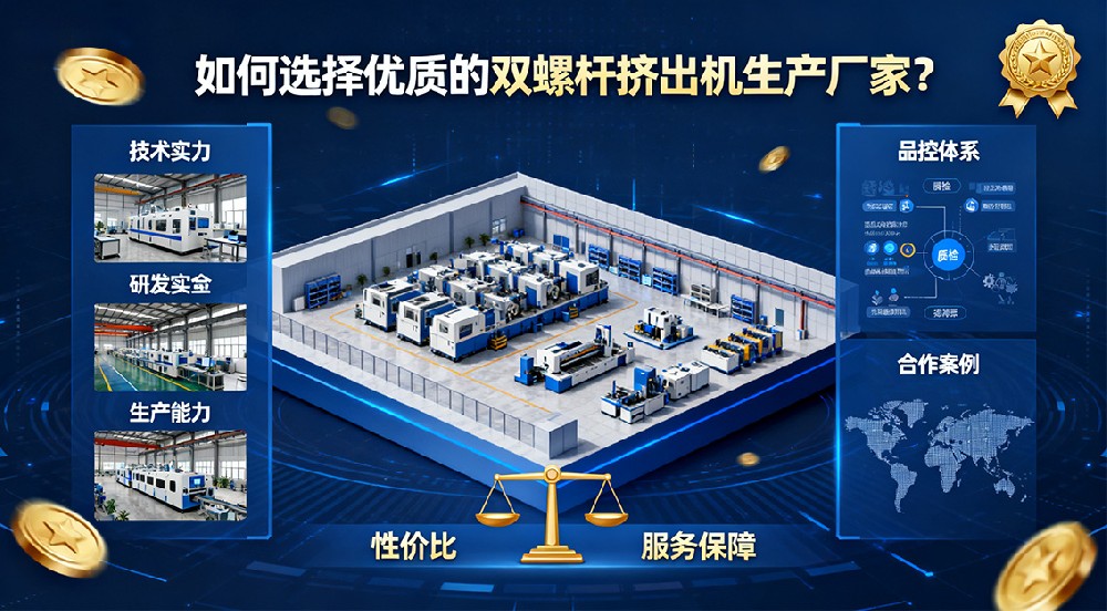 如何選擇優(yōu)質(zhì)的雙螺桿擠出機(jī)生產(chǎn)廠家？