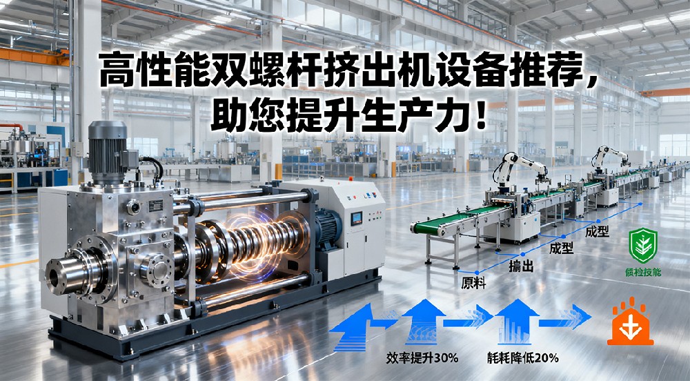 高性能雙螺桿擠出機(jī)設(shè)備推薦，助您提升生產(chǎn)力！
