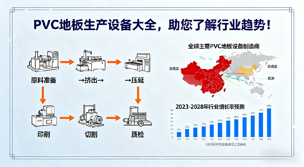 PVC地板生產設備大全，助您了解行業(yè)趨勢！