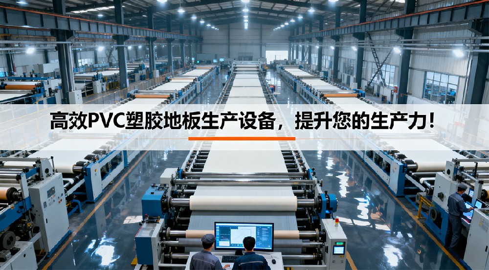 高效PVC塑膠地板生產設備，提升您的生產力！