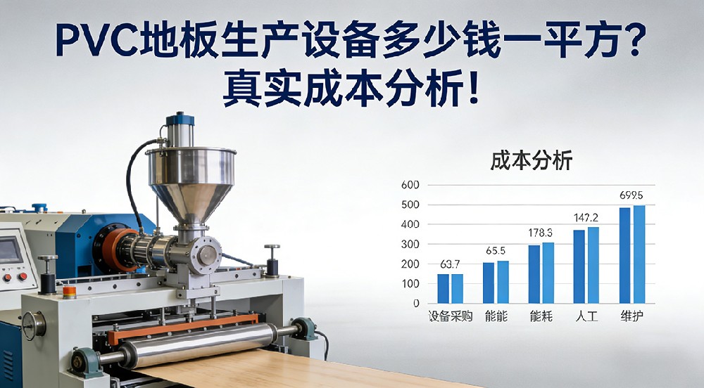 PVC地板生產設備多少錢一平方？真實成本分析！