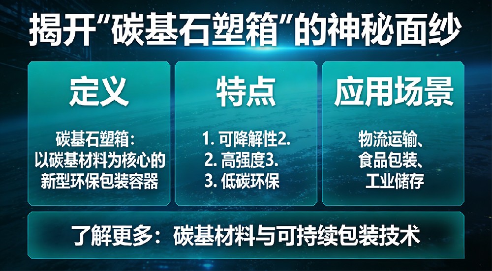 揭開(kāi)碳基石塑箱的神秘面紗，你了解了嗎？