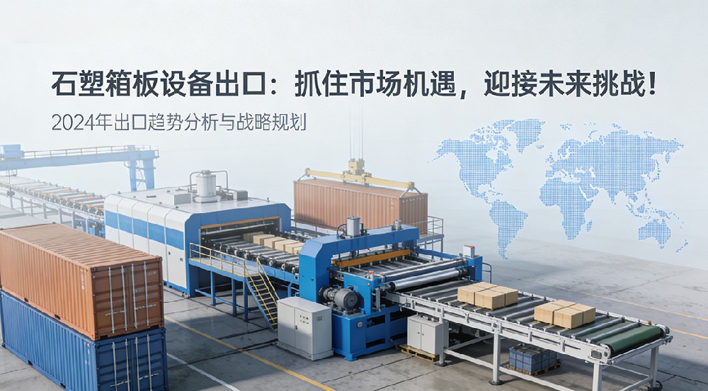 石塑箱板設(shè)備出口：抓住市場(chǎng)機(jī)遇，迎接未來(lái)挑戰(zhàn)！
