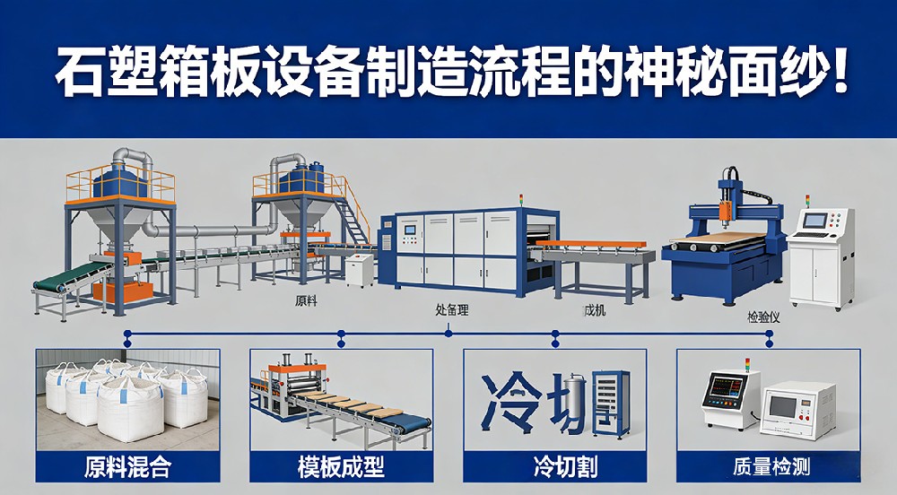 揭開石塑箱板設(shè)備制造流程的神秘面紗！