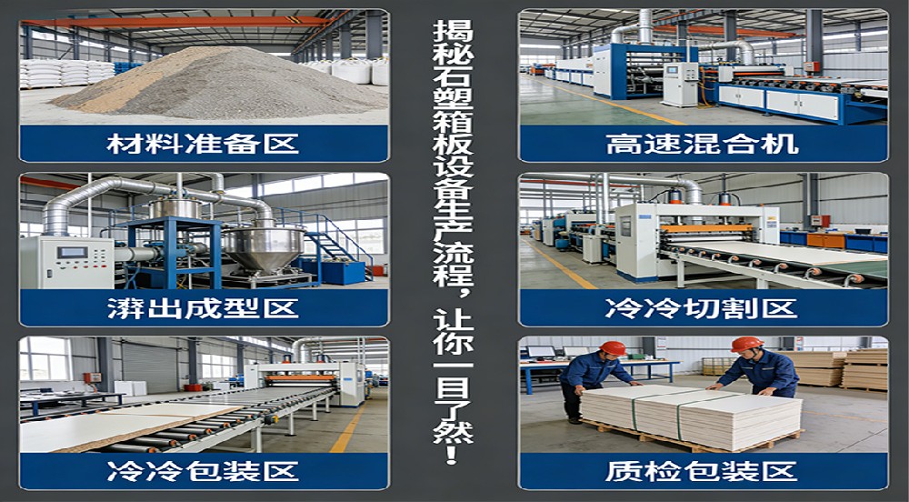 揭秘石塑箱板設(shè)備生產(chǎn)流程，讓你一目了然！