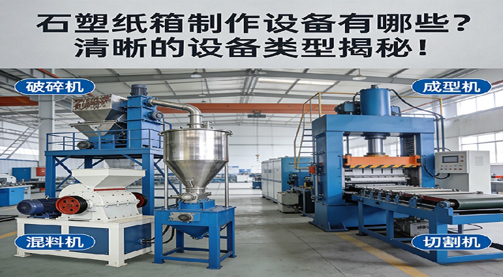 石塑紙箱制作設(shè)備有哪些？清晰的設(shè)備類型揭秘！